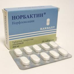 Норбактин таблетки 400 мг 10 шт