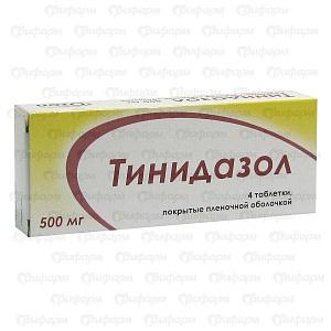Тинидазол тб 500 мг N4