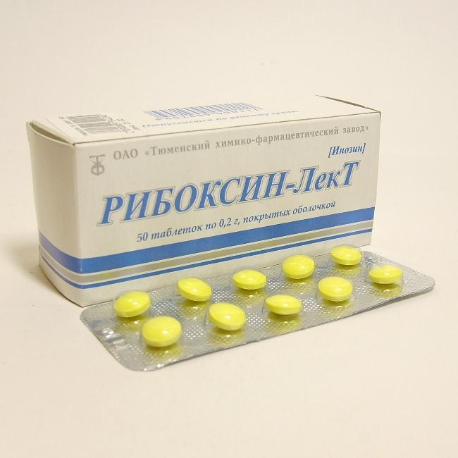 Рибоксин-LekTксин-ЛекТ таблетки 200 мг 50 шт