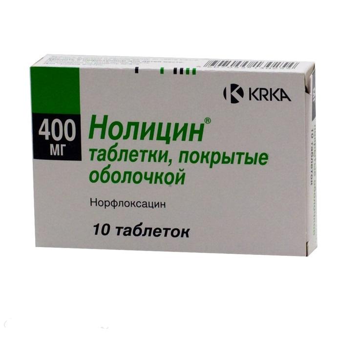 Нолицин таблетки 400 мг 10 шт
