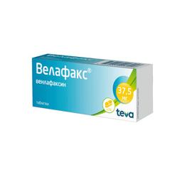 Велафакс таблетки 37,5 мг 28 шт