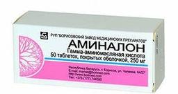 Аминалон таблетки 250 мг 50 шт