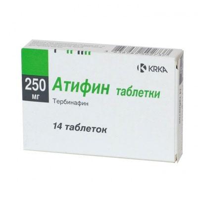 Атифин таб. 250 мг №14