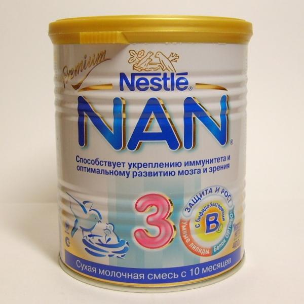 Детское питание Nan 3 смесь сухая 400 г