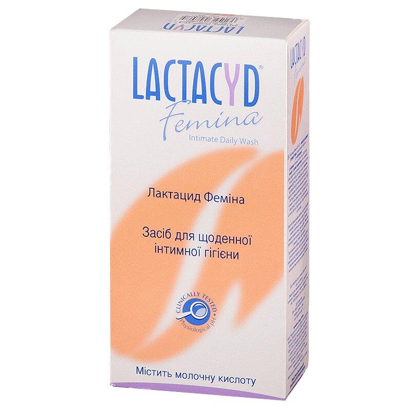 Лактацид фемина средство для ежедневной интимной гигиены фл 200 мл.