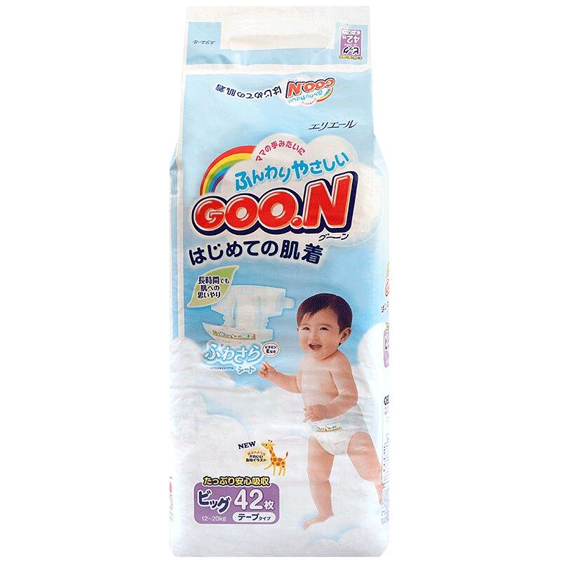 Подгузники Goon для детей размер XL (12-20 кг) 42 шт