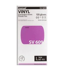 Перчатки Manual SV-609 виниловые неопудр. р-р L