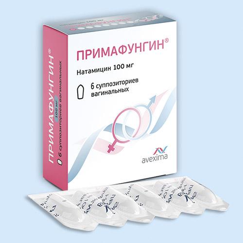 Примафунгин суппозитории 100 мг 3 шт