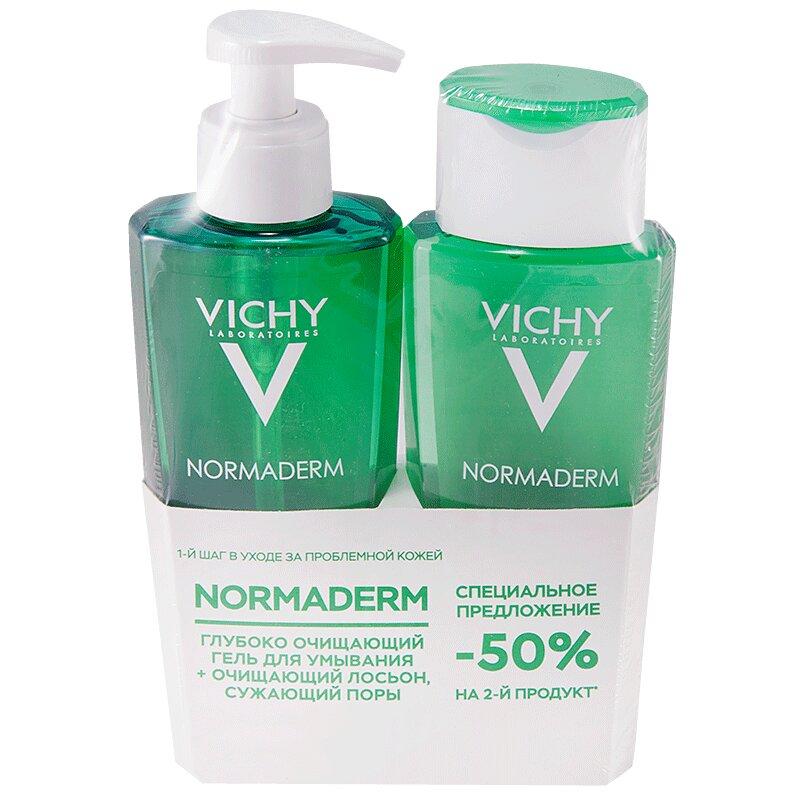 Vichy Нормадерм Гель очищающий 200 мл 2 шт -50% на второй продукт