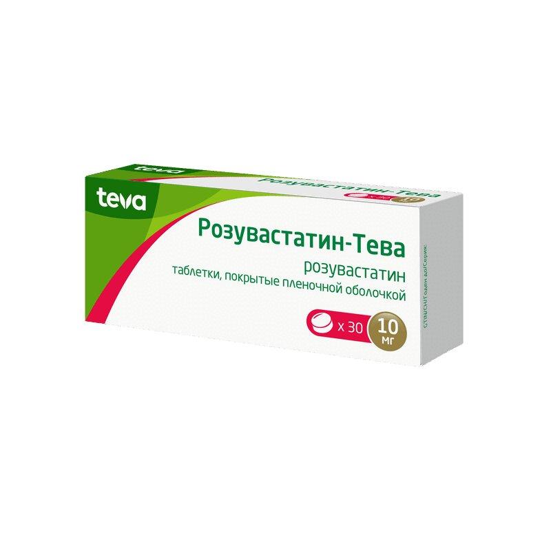 Тевастор-Тева таблетки 10 мг 30 шт