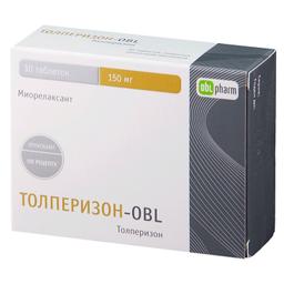 Толперизон-OBL таблетки 150 мг 30 шт