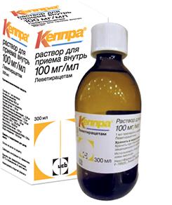 Кеппра раствор для приема 100 мг/ мл фл.300 мл