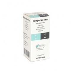 Винкристин-Тева раствор 1 мг/ мл фл.-кап.1 мл 1 шт