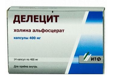 Делецит капс. 400 мг. №14