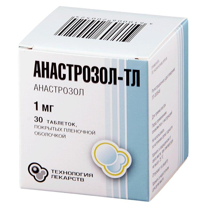 Анастрозол-ТЛ таблетки 1 мг 30 шт