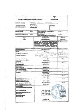 Сертификат Нурофен Экспресс форте