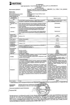 Сертификат Эльжина