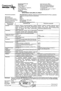 Сертификат Бисопролол-СЗ