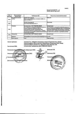 Сертификат Папазол