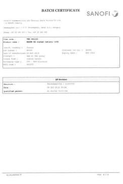 Сертификат Магне В6 48 мг+5 мг таблетки 100 шт