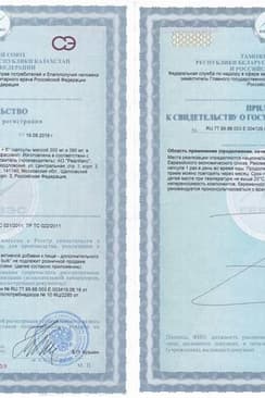 Сертификат RealCaps Витамины А+Е 300 мг капсулы 20 шт