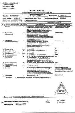 Сертификат Ливарол