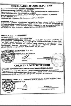 Сертификат Нифуроксазид