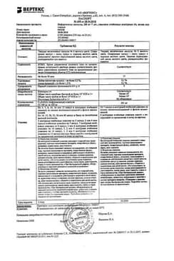 Сертификат Нифуроксазид