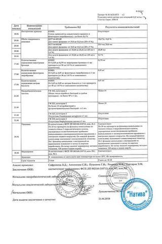 Сертификат Ипратерол-натив раствор 0,25 мг/ мл+0,5 мг/ мл 20 мл 1 шт фл.-кап