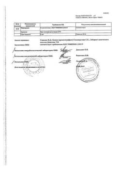 Сертификат Анальгин 500 мг таблетки 10 шт