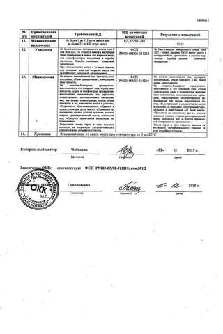 Сертификат Ксантинола никотинат