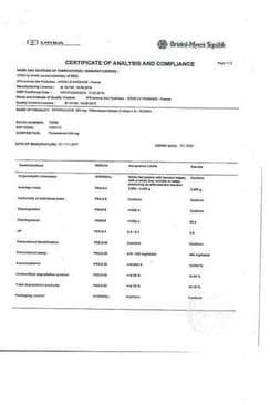Сертификат Эффералган