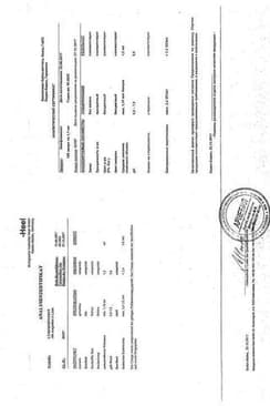 Сертификат Лимфомиозот раствор 1,1 мл 100 шт