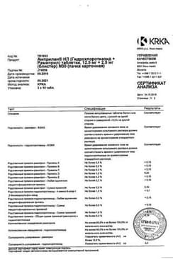 Сертификат Амприлан НЛ