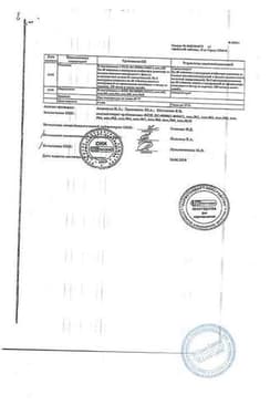 Сертификат Афобазол