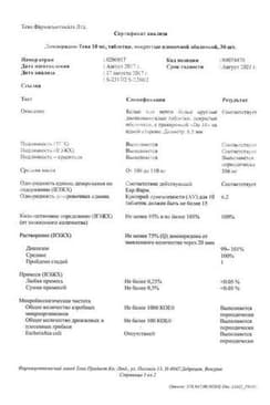 Сертификат Домперидон-Тева