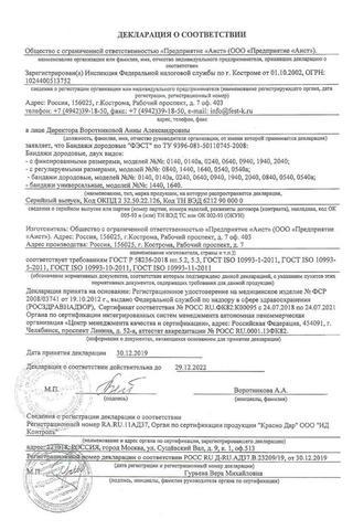 Сертификат Фенхель масло эфирное фл.10мл