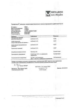 Сертификат Профлосин