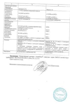 Сертификат АнвиМакс Набор капсул 20 шт