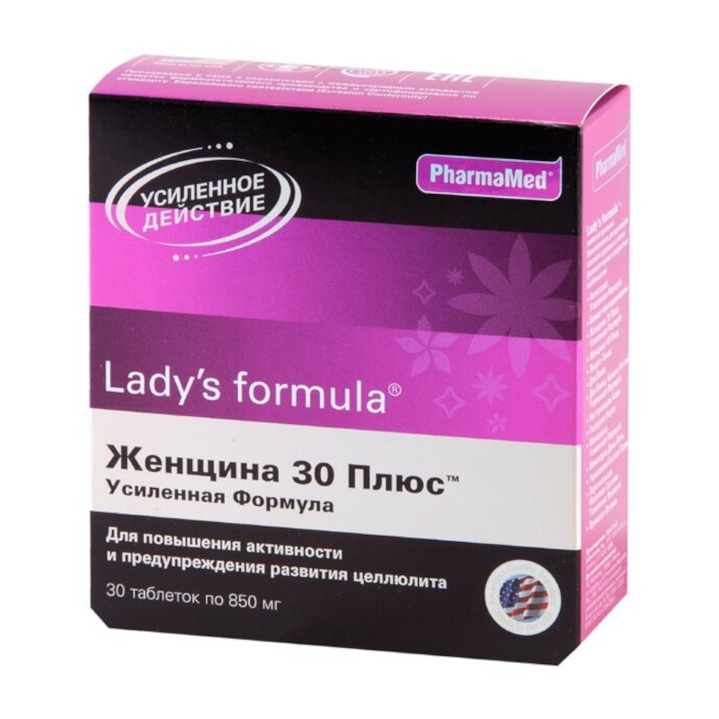 Lady's Formula Женщина 30 плюс Усиленная формула таблетки 30 шт цена ...