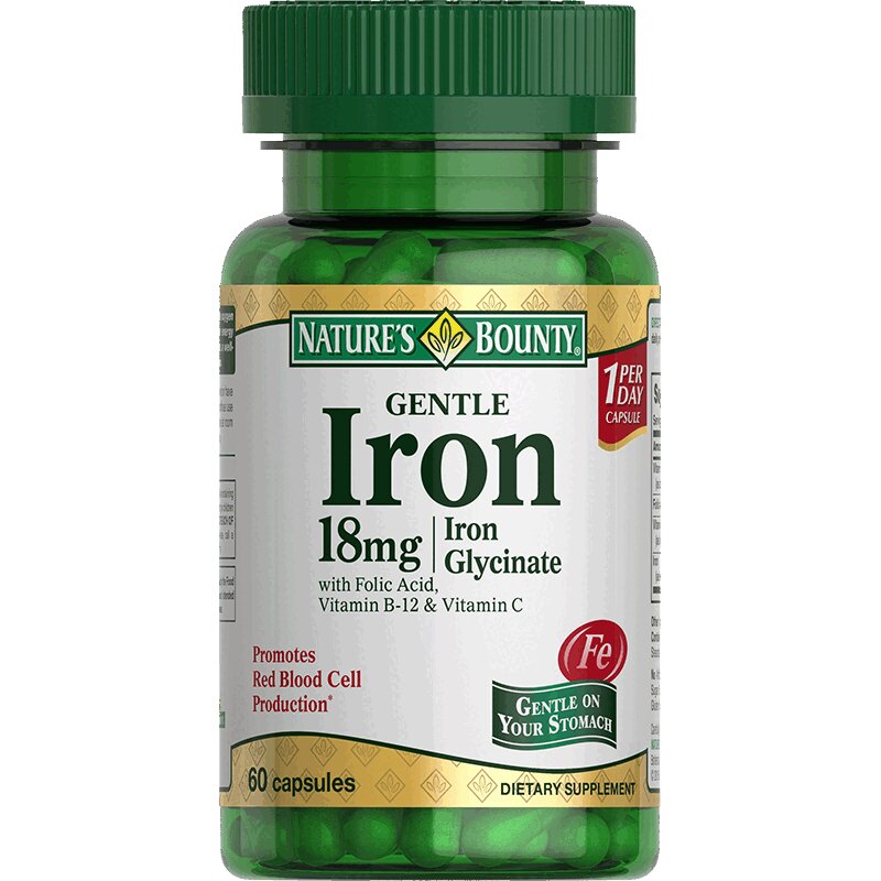 Natures bounty iron