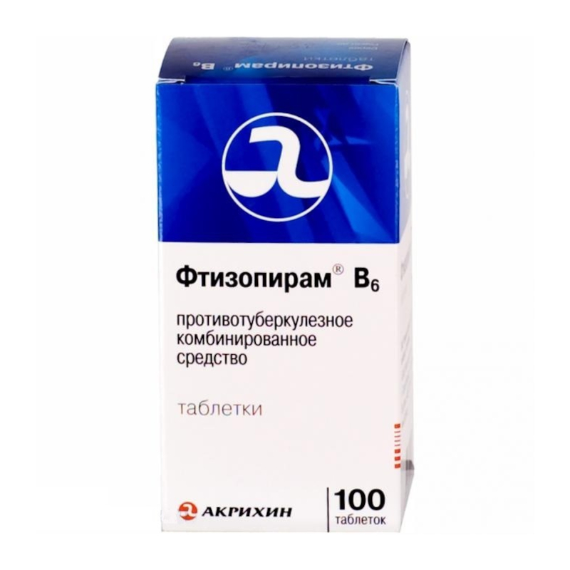 Фтизопирам В6 таблетки 150 мг+500 мг+15 мг 100 шт цена, купить в Москве в  аптеке, инструкция по применению, доставка на дом - «Самсон Фарма»