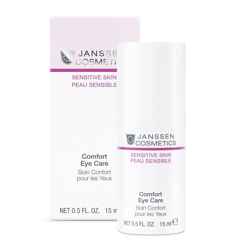 Janssen cosmetics крем для глаз. Янсен для чувствительной кожи. Для сияния Janssen Cosmetics крем sensitive Glow. Sensitive Eye. Janssen Comfort Eye Care 30 мл.