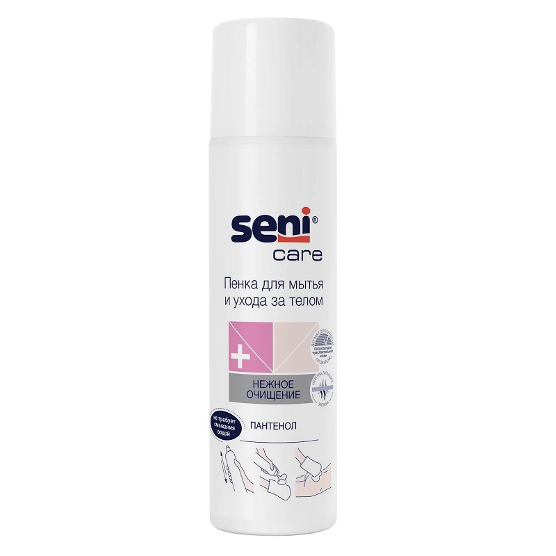 Seni Care Пенка для мытья и ухода за телом 500 мл 1 шт цена, купить в ...