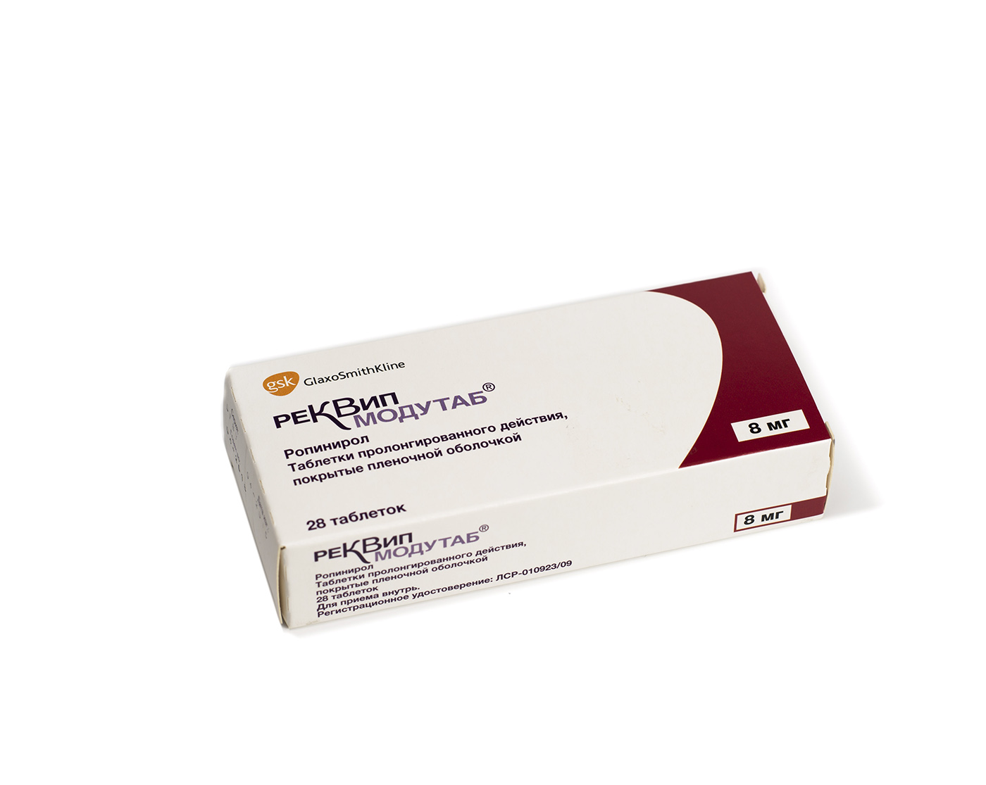 Реквип Модутаб таблетки 8 мг 28 шт цена,   в аптеке .