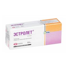 Эстролет 2,5 мг таблетки 30 шт