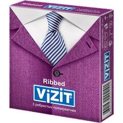Vizit Ribbed Презервативы ребристые 3 шт