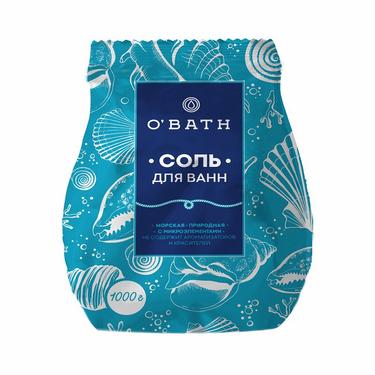 O'Bath Соль для ванн морская 1000 г