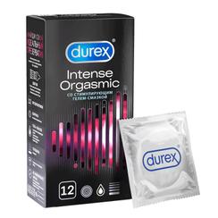 Durex Intense Orgasmic Презервативы со стимулирующим гелем-смазкой 12 шт