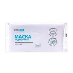 Evers Life Маска медицинская трехслойная на резинках 50 шт